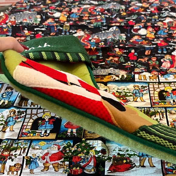 Personalized “Josh” Colorful Santa Christmas Stocking - Picture 7 of 9